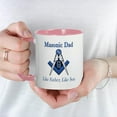 thumbnail image 3 of CafePress - Masonic Dads Mug - 11 oz Ceramic Mug - Novelty Coffee Tea Cup, 3 of 3