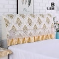 thumbnail image 2 of Stretchable Headboard Covers Dustproof Thickened Full Coverage Bed Head Covers(Purple A 2M), 2 of 2