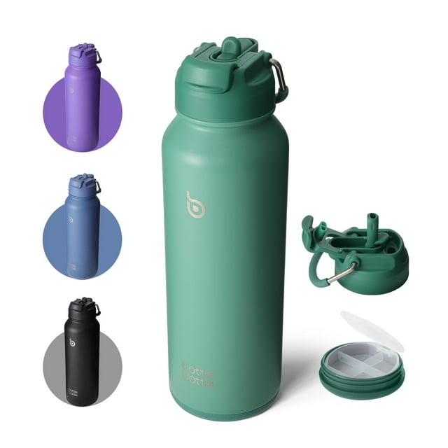 Botella Deportiva Aislada de Acero Inoxidable 1.2L BOTTLE BOTTLE