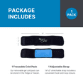 thumbnail image 4 of 2 NatraCure Cold Pack Wraps with Straps - Reusable Gel Ice Pack for Injuries and Pain - 2 PK, 4 of 9