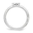thumbnail image 3 of Sterling Silver Rhodium Ohm Ring, 3 of 7