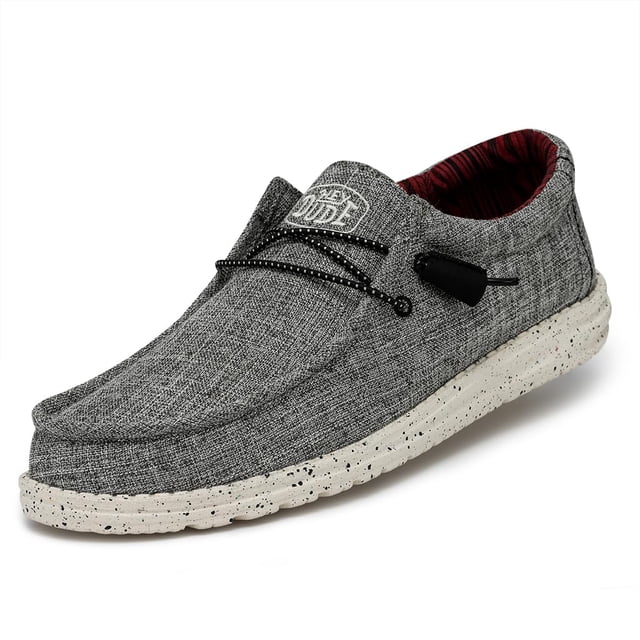 Mocasines Wally Blend para Hombre HEYDUDE Negro Talla 8 Livianos