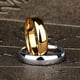 thumbnail image 2 of Minnieouse 2 uds anillo Simple titanio acero esfera de anillos elegantes accesorios de ropa joyería boda compromiso hombres Ropa, zapatos y accesorios Miscelánea Dorado 7 #, 2 of 6