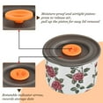thumbnail image 4 of Retro Rose Flowers Airtight Coffee Bean Canister 30oz Food Storage Containers with Lids For Gournd, Tea, Sugar, Flour, Rice, Cereal, Candy Cookie Jar, 4 of 8