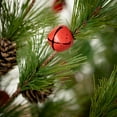 thumbnail image 2 of 22"H and 24"H Sullivans Pine Tree With Bells - Set of 2, Green, 2 of 3