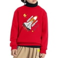 thumbnail image 5 of Tiijoy Boys Graphic Sweatshirt Rocket Print Crew Neck Pullover, Sizes 18-24M, 5 of 5