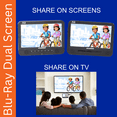 Sylvania 10.1" Dual Screen Portable Bluray DVD CD player w/ HDMI out