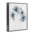 thumbnail image 3 of Stupell Industries Transitional Modern Poppy Blooms Blue Abstract Black Framed Giclee Art, 11 x 14, by Stephanie Workman Marrott, 3 of 8