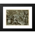 thumbnail image 2 of Johann Melchior Bocksberger the younger 24x17 Black Modern Framed Museum Art Print Titled - Apelle Paints Venus, 2 of 5