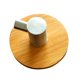 thumbnail image 5 of Ganchos de gancho Colgadores de pared autoadhesivos Ganchos de toalla de baño de bambú de acero inoxidable 4 piezas Guardurnaity HA7836-00B, 5 of 7