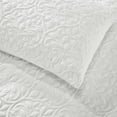 thumbnail image 6 of Superior Vineyard Cotton Blend Matelasse Coverlet, Queen, White, 6 of 9