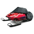 thumbnail image 6 of Qilidiba Snowmobile Cover Waterproof Dust Trailerable Sled Cover Anti-UV Winter Outdoor Black 145X51X48cm, 6 of 8