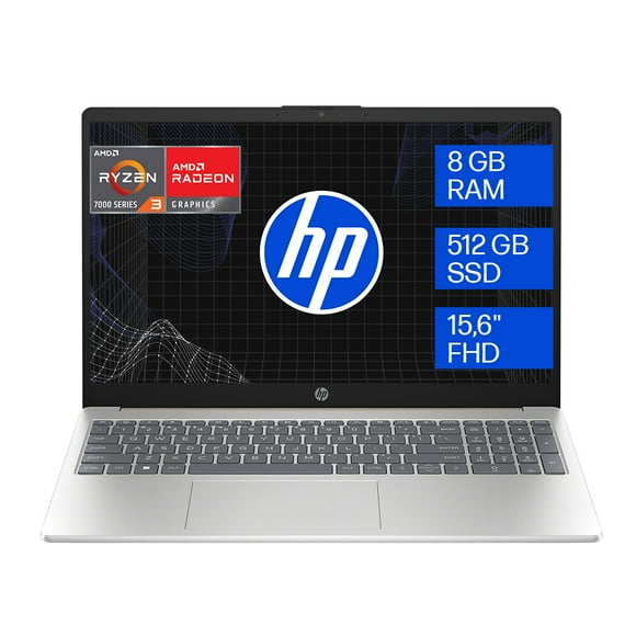 Laptop HP 15-fc0043la AMD Ryzen 3 8GB RAM 512GB SSD