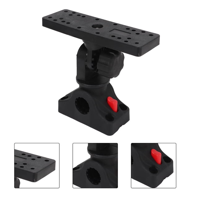 Boat Fish Finder Electronics Mount, Lightweight Easy Removal Installation Fish Finder Mount Base for Fishing