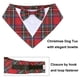 thumbnail image 3 of Bandana de Esmoquin para Perro ADOGGYGO con Pajarita a Cuadros Rojos XL, 3 of 4