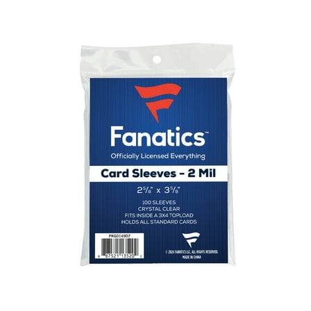 Fanatics: Soft Trading Card Penny Sleeves (100ct)