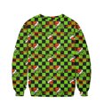 thumbnail image 4 of Reindeer Christmas Shirt Tactical Ugly Christmas Sweater Dark Green L, 4 of 4