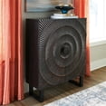 thumbnail image 2 of Signature Design by Ashley Fosterman Black Accent Cabinet, 2 of 11