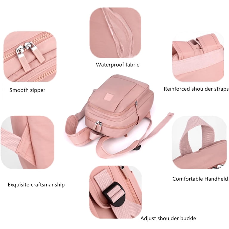 Mini Backpack for Women Small Lightweight Nylon Stylish  display picture 3