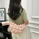 thumbnail image 4 of Bolso de mujer, bolso estilo dumpling, informal, de gran capacidad, bandolera tipo puff, bolso tipo nube plisado a juego, 4 of 6