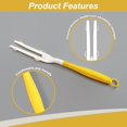 thumbnail image 2 of Amaezorx 3 Pack Dust Duster Handle Replacements - Extendable Detachable Cleaning Pole, Plastic Extension Wand Grips for Duster Refills, Easy Cleaning Accessories (Yellow), 2 of 7