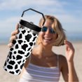 thumbnail image 6 of 30 oz Cow Flip StrawTumbler With Handle,Cow Print Gifts for Women,Cow Print Tumbler with lid and Straw Vacuum Insulated Leakproof Flip Coffee Travel Mug Cup Water Bottle,Cow Print Stuff, 6 of 6