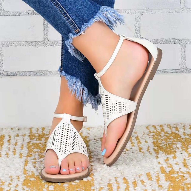Chanclas Zapatos romanos Sandalias de verano Chanclas cómodas casuales Sandalias de viaje en la playa Wmkox8yii nm5969