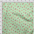 thumbnail image 3 of oneOone Viscose Jersey Fabric Pomegranate Fruit Decor Fabric Printed BTY 60 Inch Wide, 3 of 4