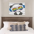 thumbnail image 4 of Kdxio Panda with Sun glasses Wall Hanging Tapestries Banner For Bedroom College Dorm Home Living Room Party Decor 29X37 In, 4 of 8
