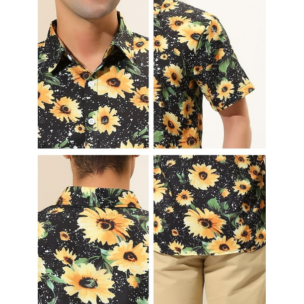 Camisa de girasoles para hombre sale