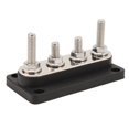 thumbnail image 1 of 4 Studs Power Distribution Block 12 To 48V 150A Brass Nickel Plated For Cars Trucks RVs Marine Boats, 1 of 8