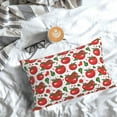thumbnail image 5 of Fuzoiu Hand Drawn Tomatoes Print Pillow Case with Hidden Zipper,Pillow Covers,Soft and Comfortable Pillowcase-14"x20", 5 of 6