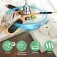 thumbnail image 3 of 10 Pcs Ceiling Fan Filters for Blades Activated Coconut Shell Carbon Air Filter Easy-Stick Ceiling Fan Blade Filters Thickness Ceiling Fan Air Filters for Home Office Common Household Contaminants, 3 of 7