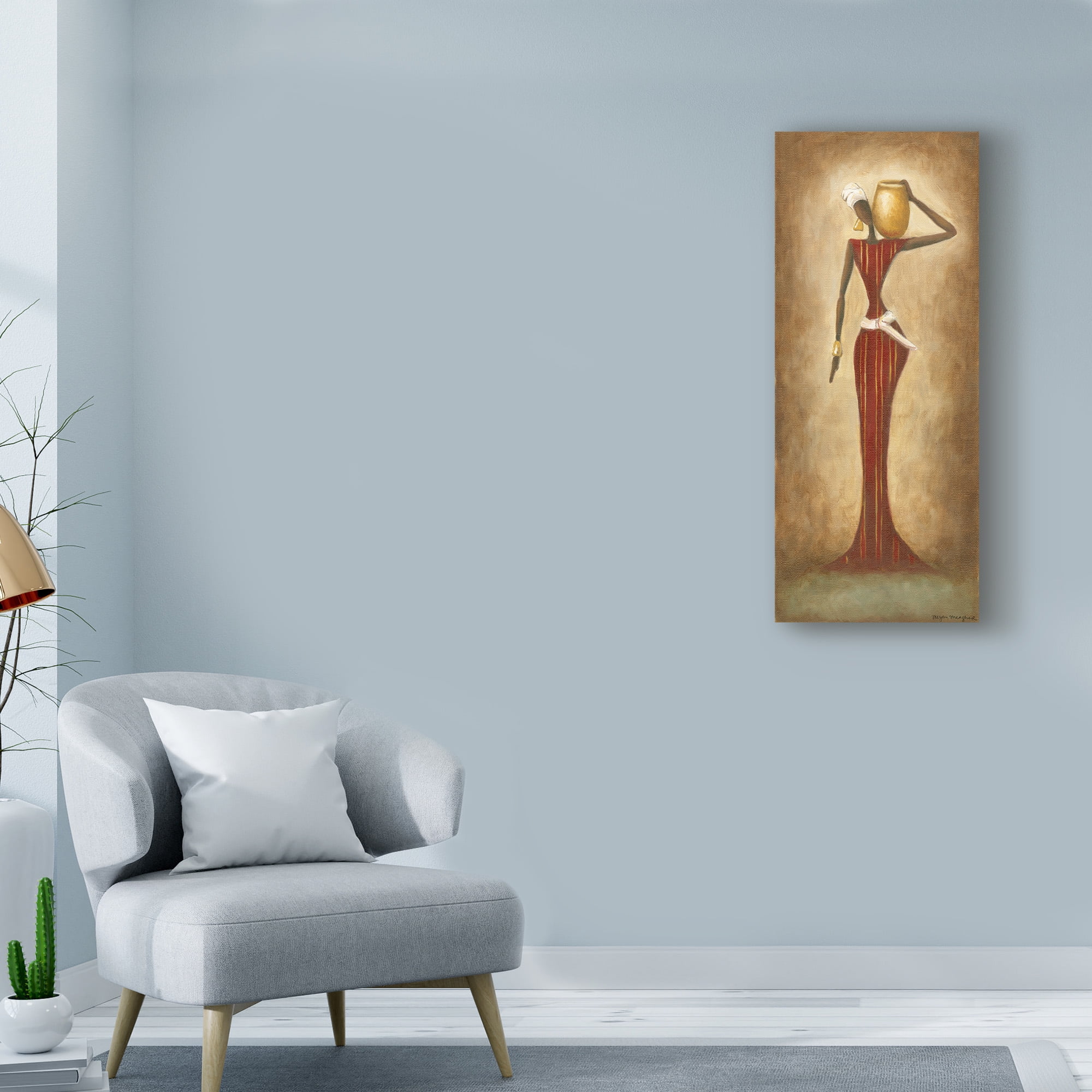 Trademark Fine Art 'Strength Woman' Canvas Art by Megan Meagher