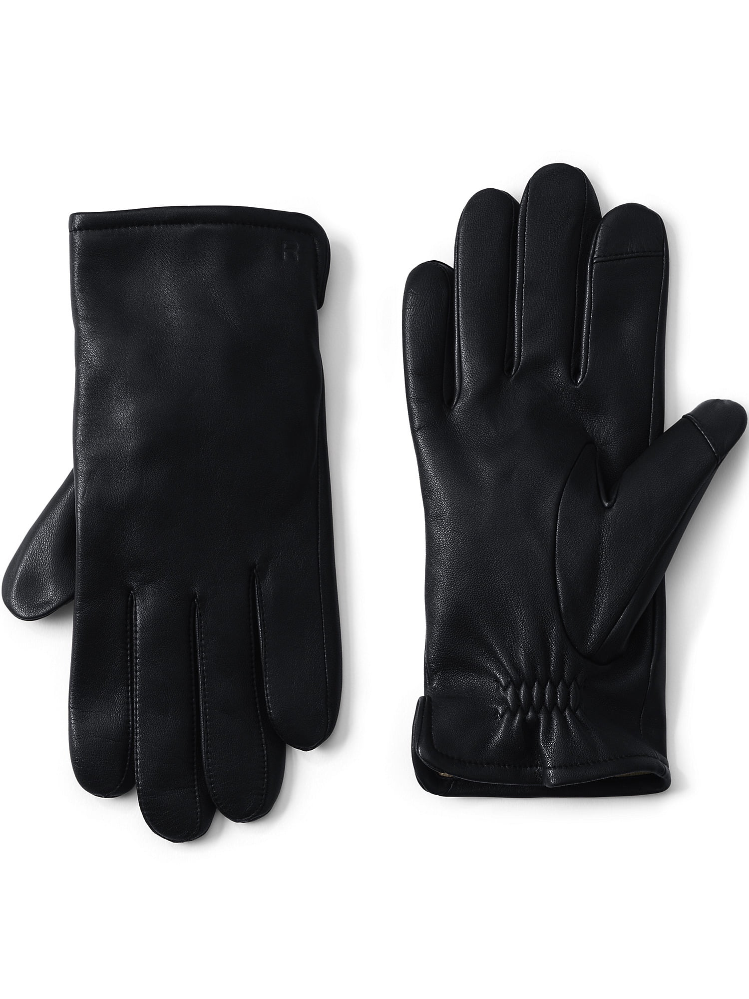Lands' End Men's Cashmere Lined EZ Touch Leather Glove