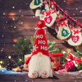 thumbnail image 1 of Poupée de Noël Assis Sans Visage Éclairé Posture Santa Poupée Décoration de Maison, 1 of 3