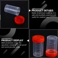 thumbnail image 2 of 25 pcs Plastic Urine Cups Urine Testing Cups Sample Specimen Collection Cups with Lids, 2 of 8