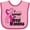Pink and Fuchsia, variant on Inktastic Breast Cancer Awareness I Support My Great Grandma Boys or Girls Baby Bib