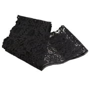 Oh So Glamorous Black Stretch Lace is 3" Wide - 2 Yards - Vintage, Stretch, Crafts, DIY