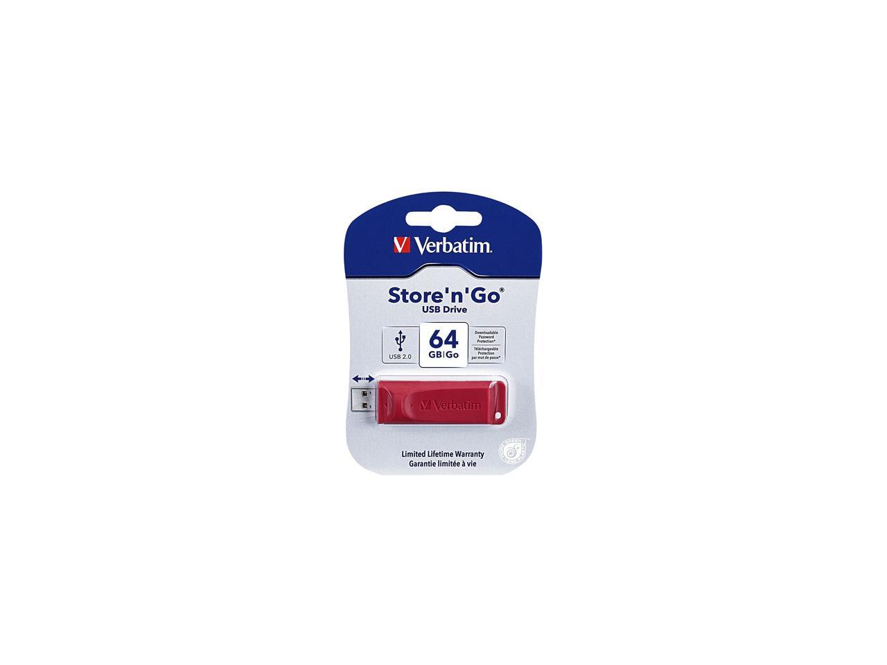 Verbatim Store 'n' Go 64GB USB Flash Drive Model 97005 - image 3 of 3
