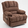 thumbnail image 4 of Trustyue Power Lift Recliner with Heating and Massage, USB and Type-C Ports, Chenille Brown, 4 of 7
