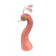 thumbnail image 3 of Adorno de cabeza de pavo real, decoración para coche de boda, adorno artesanal, flor rosa, 3 of 9