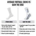 thumbnail image 3 of A Pair Anti Slip Soccer Socks For Athletic Running Socks Non Slip Breathable, 3 of 4