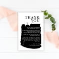 thumbnail image 3 of Koyal Wholesale Black Brushstroke Wedding Thank You Place Setting Cards for Table Reception, 56-Pack, 3 of 5