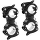 thumbnail image 1 of CHAO Piezas Clip de Soporte de Luz de Bicicleta Soporte de Linterna de Bicicleta Blanco y Negro Soporte de Antorcha de Bicicleta Ajustable Giratorio de 360° y Ajuste Flexible y Elástico para Soporte d, 1 of 5