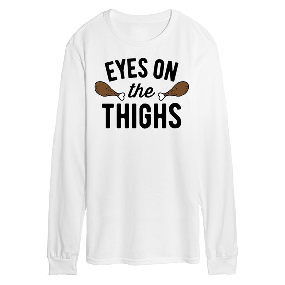 Instant Message - Eyes On The Thighs - Men's Long Sleeve T-Shirt