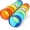 2-PC Rainbow Tunnel, variant on General Kids Play Tunnel Tent for Toddlers, Pop Up Crawl Tunnel Toy for Baby or Pet with Neutral Color, Collapsible Gift for Boy and Girl Play Tunnel Indoor and Outdoor Game (Beige Tunnel)