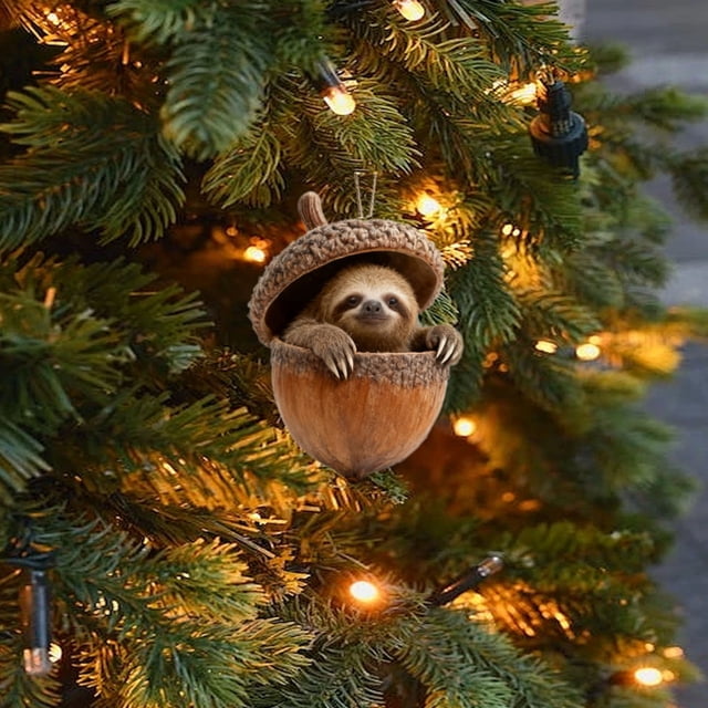 10cm Forest Animals Decoration Christmas Tree Pendant Holiday Gift
