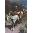 thumbnail image 2 of Remington, Frederic 23x32 Gold Ornate Wood Framed with Double Matting Museum Art Print Titled - The Bell Mare, 2 of 4