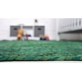 thumbnail image 5 of Unique Loom Braided Chindi Collection Area Rug - Layer (2' 6" x 6' 1" Runner Green/Hunter Green), 5 of 7